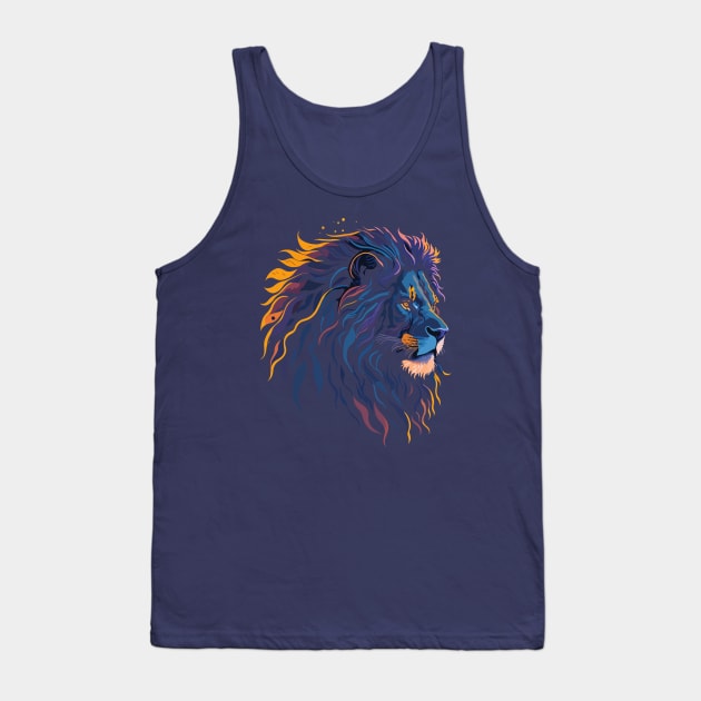 Zodiac Leo Tank Top by CatCoconut-Art